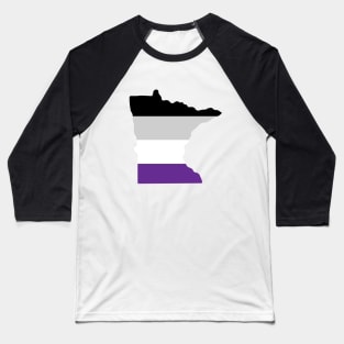 Minnesota Asexual Pride Baseball T-Shirt